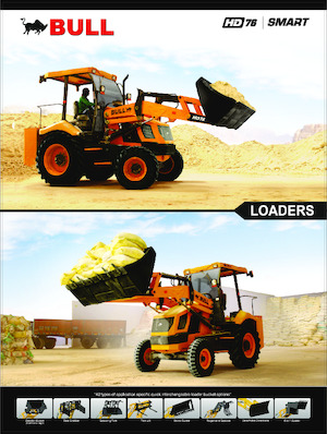 Utovarivači na kotačima Bull HD76