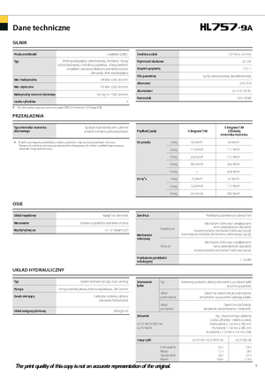 Utovarivači na kotačima Hyundai HL 757-9 A