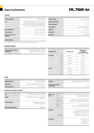 Utovarivači na kotačima Hyundai HL 760-9 A