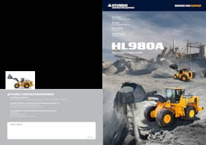 Utovarivači na kotačima Hyundai HL980A