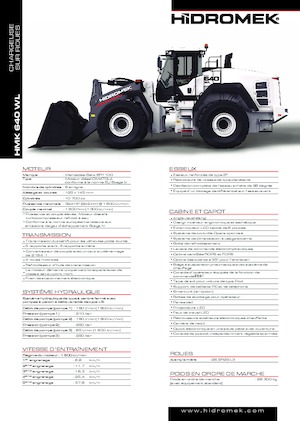 Utovarivači na kotačima Hidromek HMK 640 WL