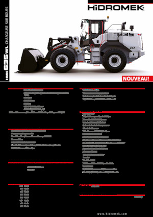 Utovarivači na kotačima Hidromek HMK 635 WL