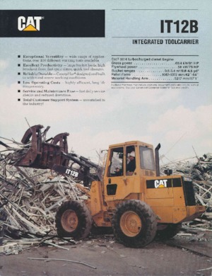 Utovarivači na kotačima Caterpillar IT 12 B