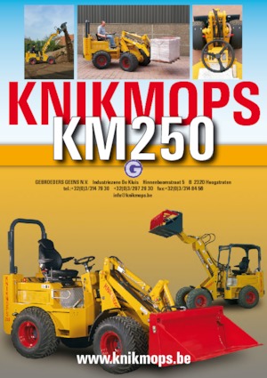 Utovarivači na kotačima Gebr. Geens KM250