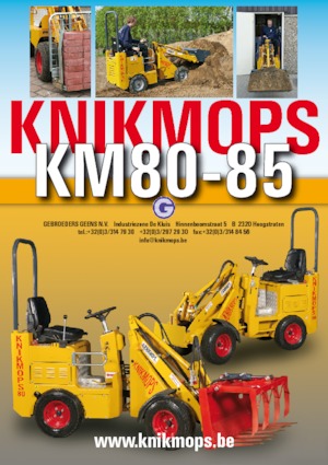 Utovarivači na kotačima Gebr. Geens KM80