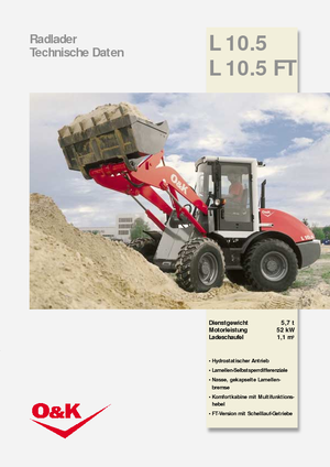 Utovarivači na kotačima O&K L 10.5 FT