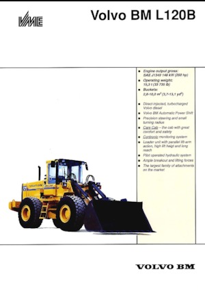 Utovarivači na kotačima Volvo L 120 B
