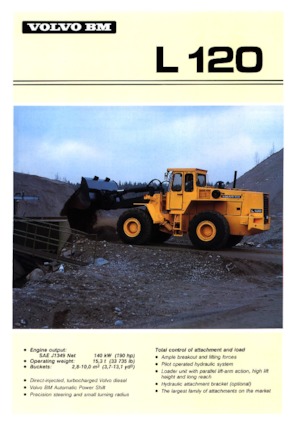 Utovarivači na kotačima Volvo L 120