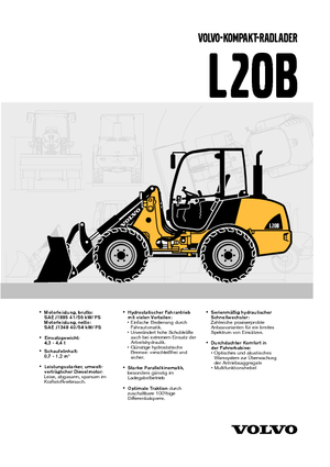 Utovarivači na kotačima Volvo L20B