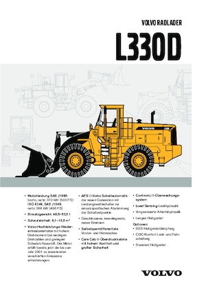 Utovarivači na kotačima Volvo L 330 D-LB