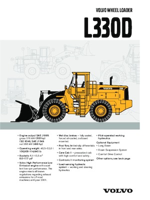 Utovarivači na kotačima Volvo L 330 D-LB