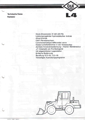 Utovarivači na kotačima O&K L 4 C