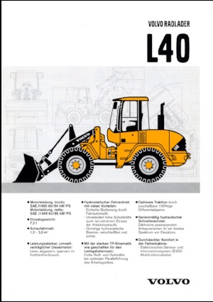 Utovarivači na kotačima Volvo L 40