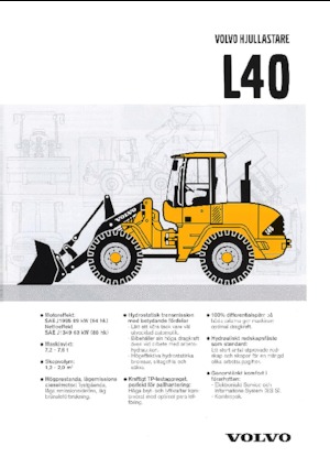 Utovarivači na kotačima Volvo L 40