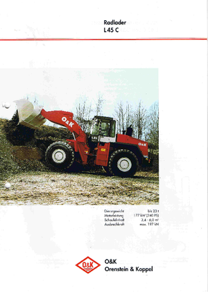 Utovarivači na kotačima O&K L 45 C