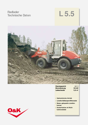 Utovarivači na kotačima O&K L 5.5