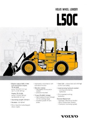 Utovarivači na kotačima Volvo L 50 C