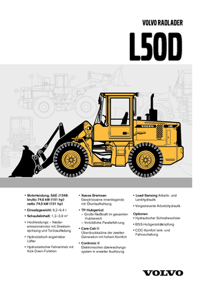 Utovarivači na kotačima Volvo L 50 D