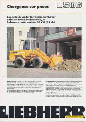 Utovarivači na kotačima Liebherr L 506