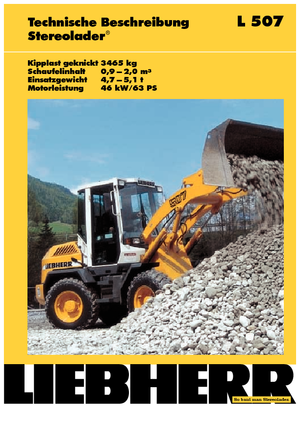 Utovarivači na kotačima Liebherr L 507 P-Stereo