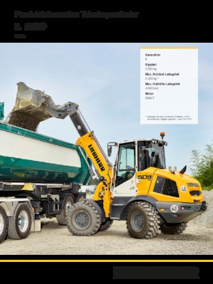 Utovarivači na kotačima Liebherr L 509 Tele