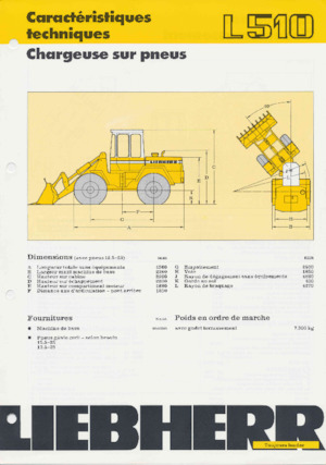 Utovarivači na kotačima Liebherr L 510