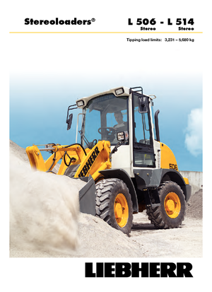 Utovarivači na kotačima Liebherr L 506 Stereo