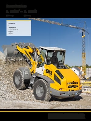 Utovarivači na kotačima Liebherr L 514 Stereo