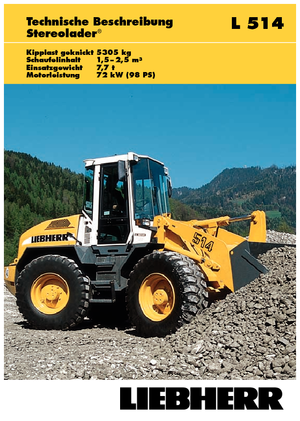 Utovarivači na kotačima Liebherr L 514 P-Stereo