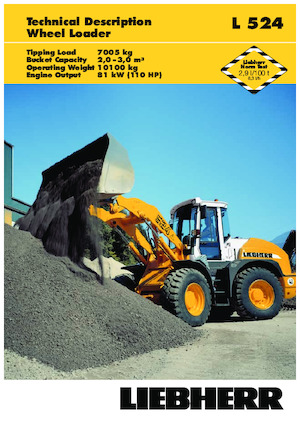 Utovarivači na kotačima Liebherr L 524