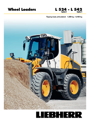 Utovarivači na kotačima Liebherr L 524 P 2 plus 1