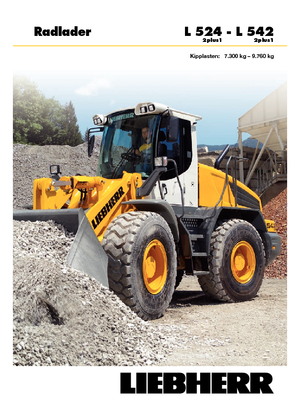 Utovarivači na kotačima Liebherr L 524 P