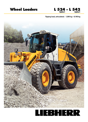 Utovarivači na kotačima Liebherr L 524 P