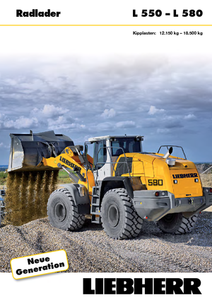 Utovarivači na kotačima Liebherr L 550