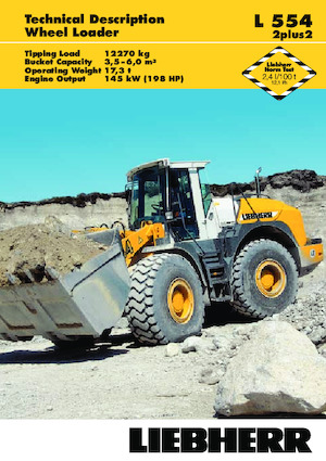 Utovarivači na kotačima Liebherr L 554 2+2
