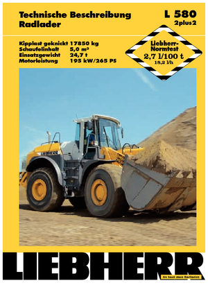 Utovarivači na kotačima Liebherr L 580