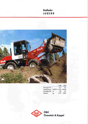 Utovarivači na kotačima O&K L 8 B