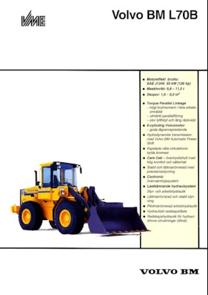 Utovarivači na kotačima Volvo L 70 B
