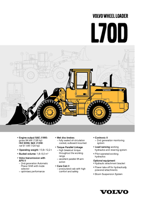 Utovarivači na kotačima Volvo L 70 D