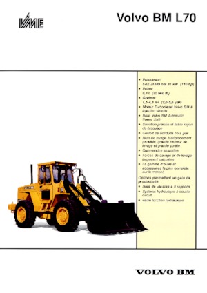 Utovarivači na kotačima Volvo L 70