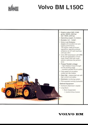 Utovarivači na kotačima Volvo L150C