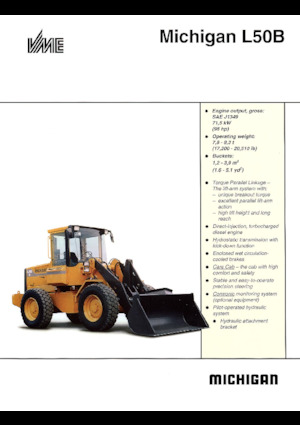 Utovarivači na kotačima Michigan L50B