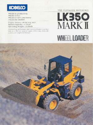 Utovarivači na kotačima Kobelco LK350