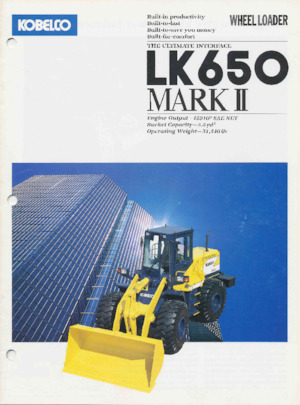 Utovarivači na kotačima Kobelco LK650A