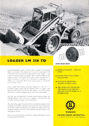 Utovarivači na kotačima Volvo LM218TD