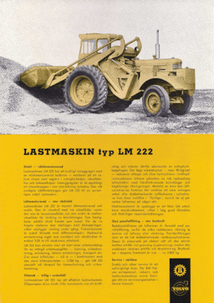 Utovarivači na kotačima Volvo LM222