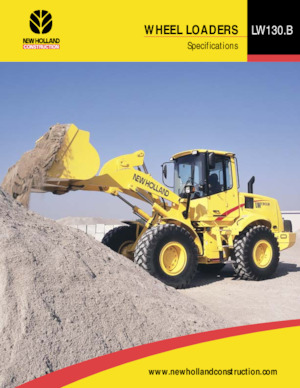 Utovarivači na kotačima New Holland LW130 B