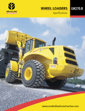 Utovarivači na kotačima New Holland LW270 B