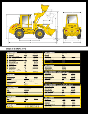 Utovarivači na kotačima New Holland LW50 B