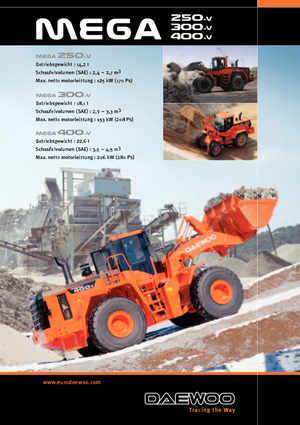Utovarivači na kotačima Doosan Mega 250 V